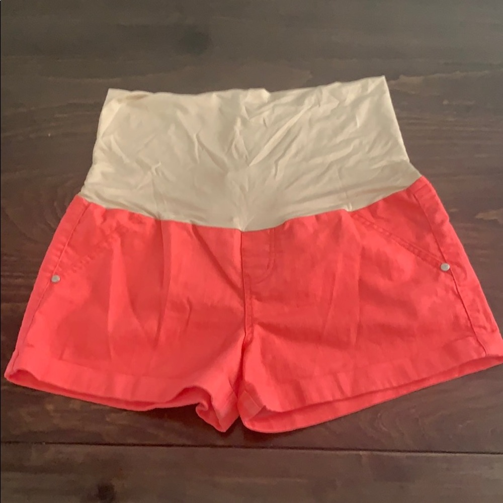 Celebrity pink panel maternity shorts XL